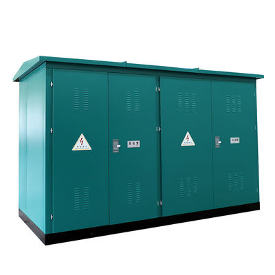เครื่องแปลงสับสเตชั่นคอนเทนเนอร์ 1600kva พร้อมคลุมทองแดงและกลุ่มเวกเตอร์ Dyn11