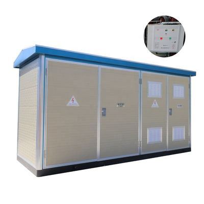 50/60Hz 160KVA YB ประเภท Box Substation Outdoor Compact Transformer Substation 22/0.4KV สายไฟฟ้าที่ใช้ได้ในภายนอก