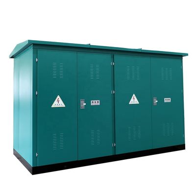 200KVA 315KVA 400KVA สูงสุด 2.5 MVA การรวมกลางแจ้ง โทรสแกนฟอร์มกระจายพลังงานขนาดเล็ก 6.6KV 11KV 33KV